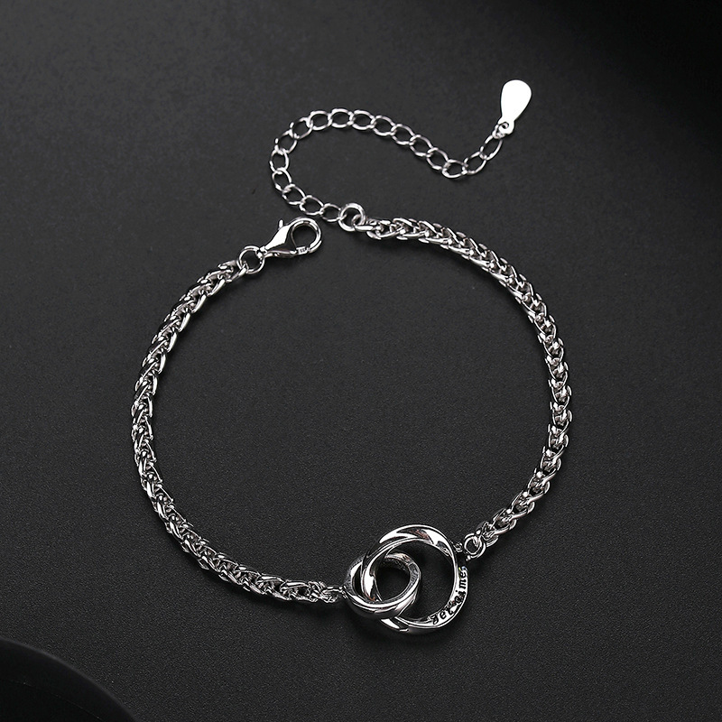 SHIAI's new 925 pure silver Mobius, small and simple, about 100 pairs of men and women.