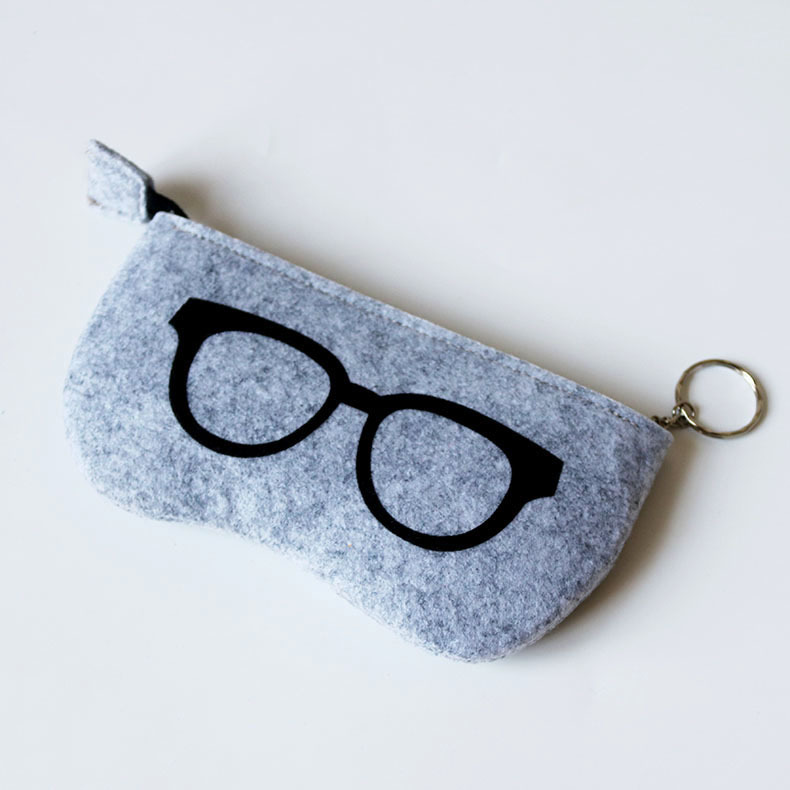 Fashion-fruit glasses bag, short glasses bag, sunglasses box.