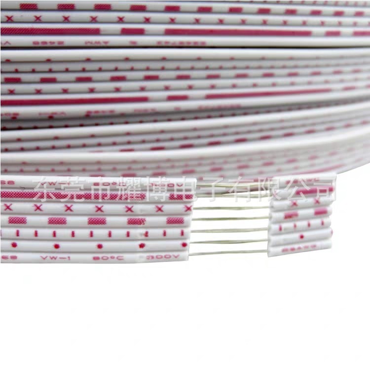 Red and white line UL 2468 26AWG