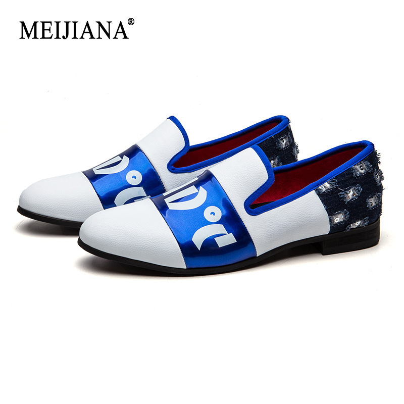 The big cross-border leather shoes, the Meijiana men of Europe and America, are dressed up in British Leisure Business shoes.