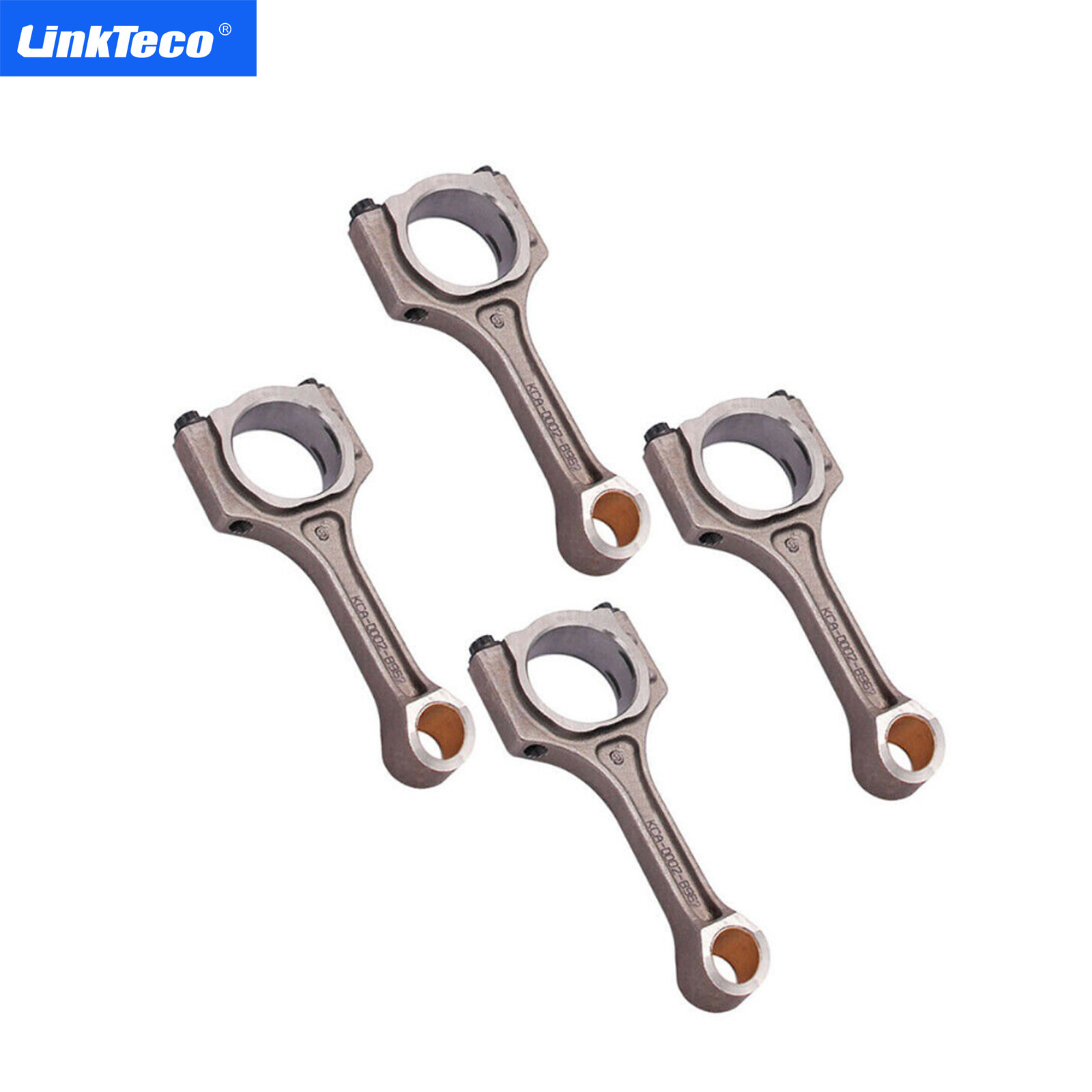 4x Connecting Rods + Piston Kit applies 11-13 Hyundai Kia 2.4L