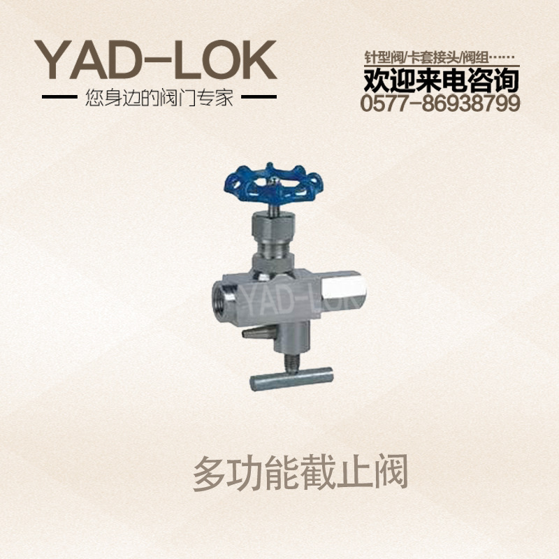 Yad Aden stainless steel manual CJ123W multi-purpose end valve, sampling valve, excretion