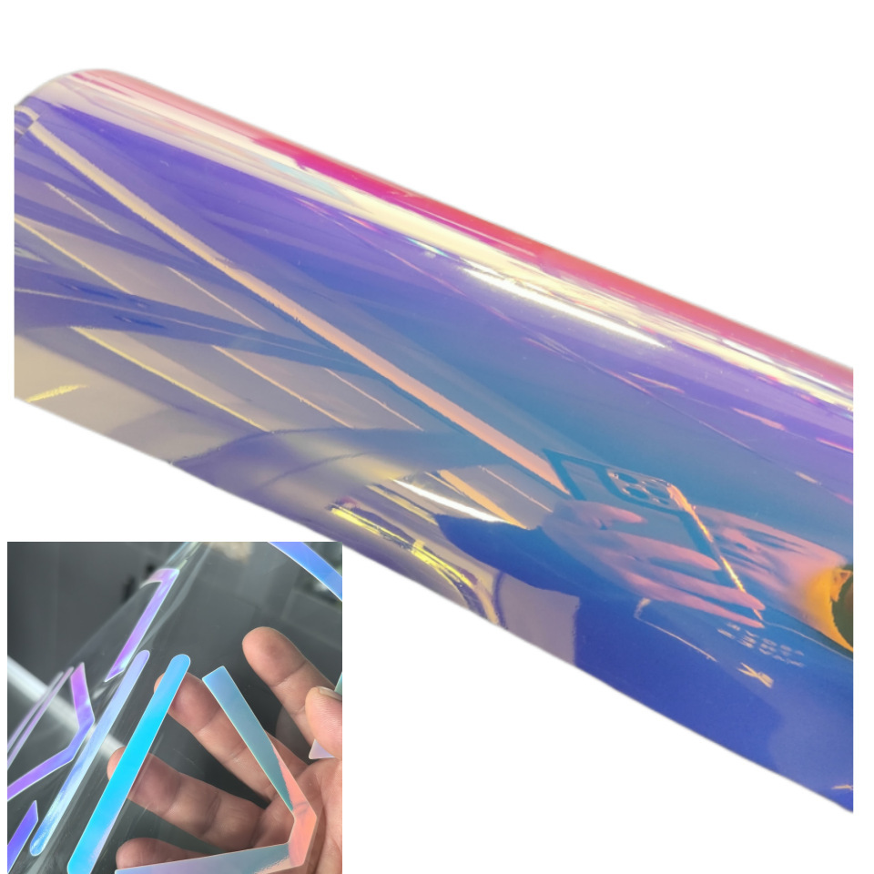 Dazzling night-film car irradiation vehicle visceral laser-scrambleded light-film rainbow spontaneous photofilm