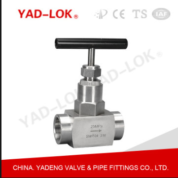 YADLOK YadLok stainless steel manual high-temperature high-pressure plug-in welding station valve J61W with bulk needle valves