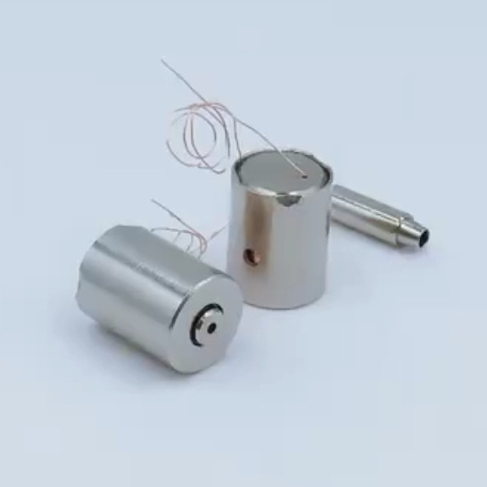 A small plant with a mini-circle micro-magnetic intelligence, an automatic straight-flow cylindrical magnet.
