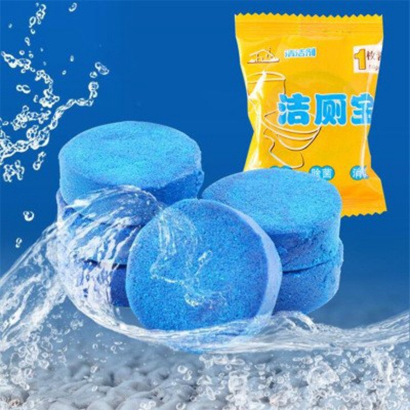 Túi đựng đầy dây đai vệ sinh chống trộm bồn cầu, chống trộm bồn cầu, bong bóng màu xanh riêng lẻ