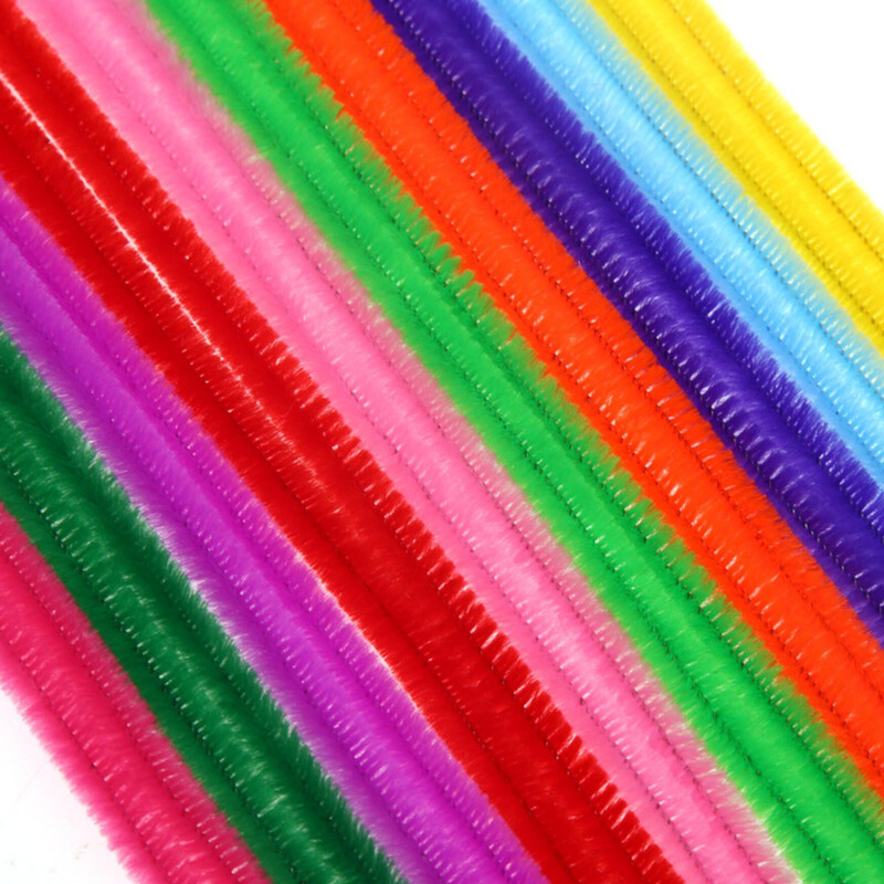 The factory sold 10 co-mingled OPP bags with fur strips and children's DIY creative material toy twisters.