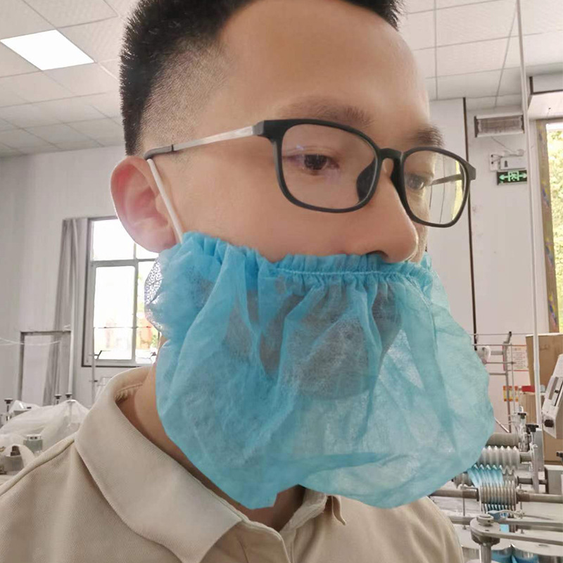 A one-time bearded bearded bearded with a white, unwieldy, blue air ventilator food shop.