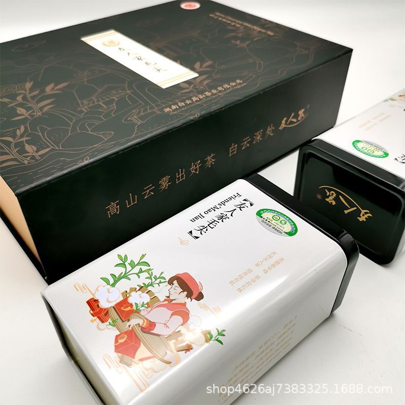 Pingjiang's company had 2 cans of 150 grams of green tea box for the year before their organic hair was cleared.