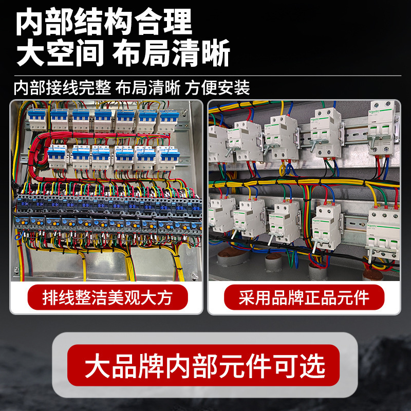 The stainless steel blast-proof distribution cabinet.