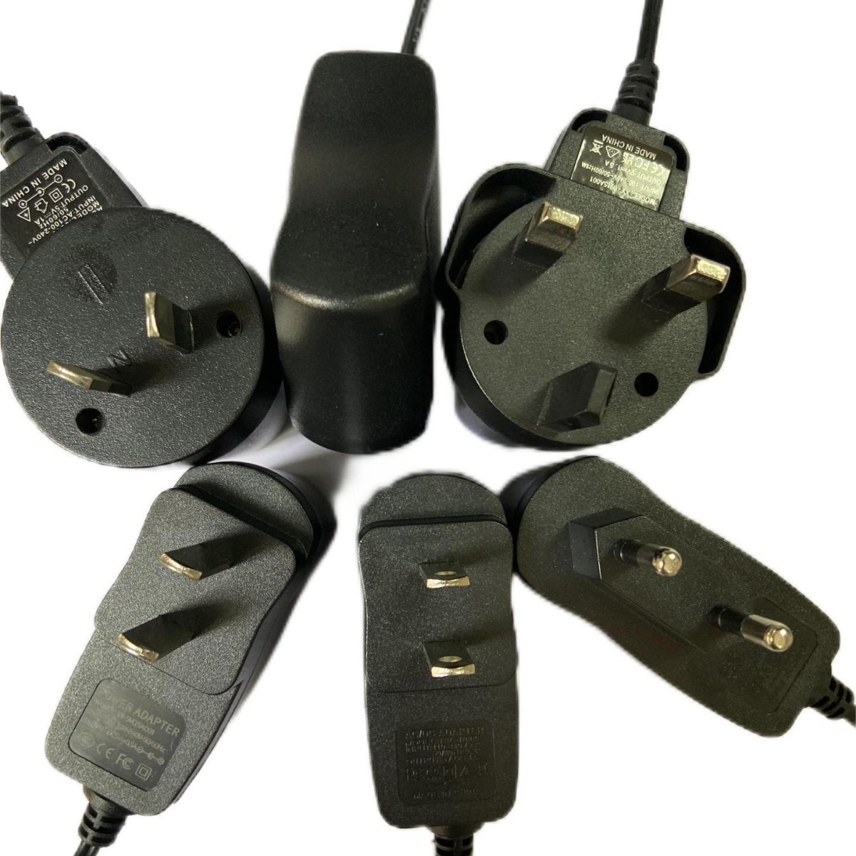 A series of 288 power adapters, lightcats, surveillance and each small household power supply