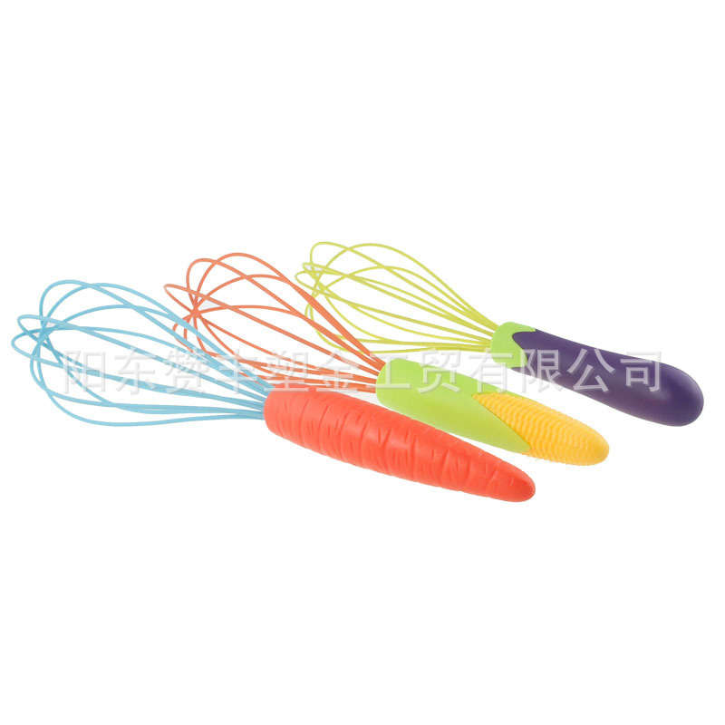 Supply of creative silicone eggplants, mixers, cream mixers, vegetable corn carrots.