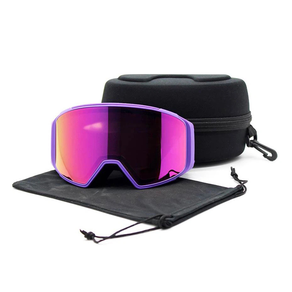 Customize field-based outdoor ski glasses, double-layered mist-proofing snowglasses for specialized outdoor skiing during the winter