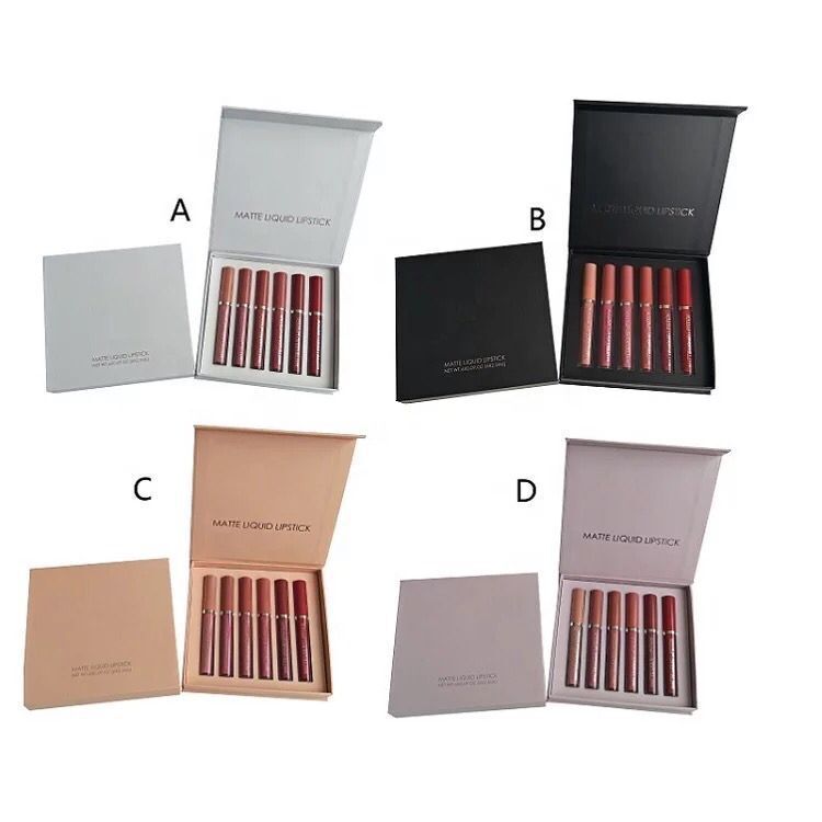 A 6-coloured coat of lips without a glass of liquid lip makeup without a small volume of LOGO wholesale cross-border cosmetic OEM