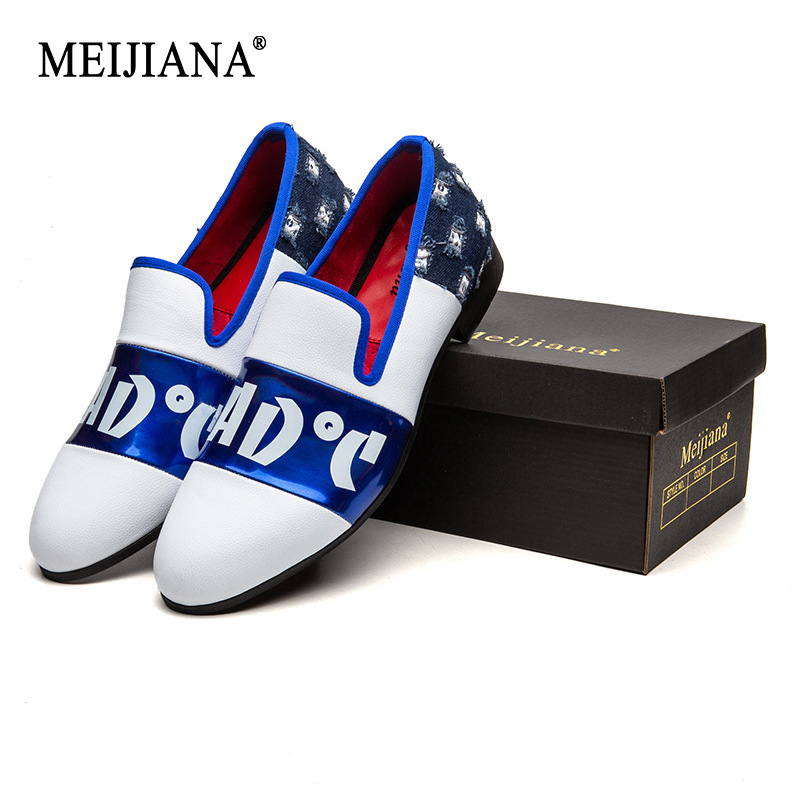 The big cross-border leather shoes, the Meijiana men of Europe and America, are dressed up in British Leisure Business shoes.