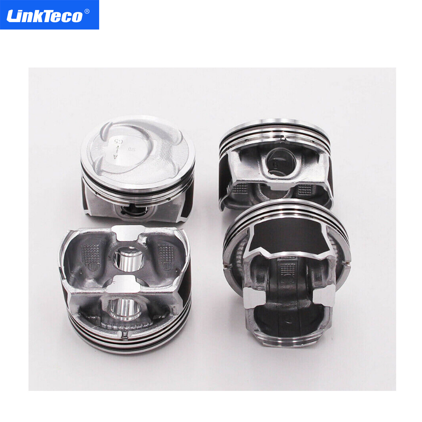 4x Connecting Rods + Piston Kit applies 11-13 Hyundai Kia 2.4L