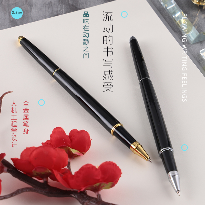 High-quality metal pens, creative crystal pen pens, signing pens for the front desk of the bank hotel.