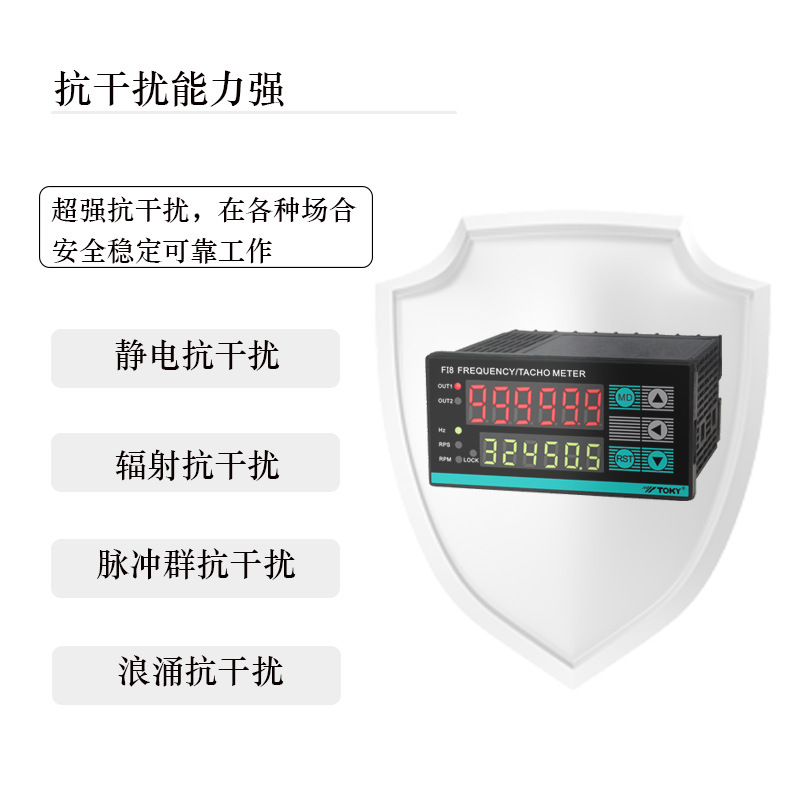 The FI8-rotation velocity gauge meter frequency display instrument for the FI8 velocity line in Togzaki