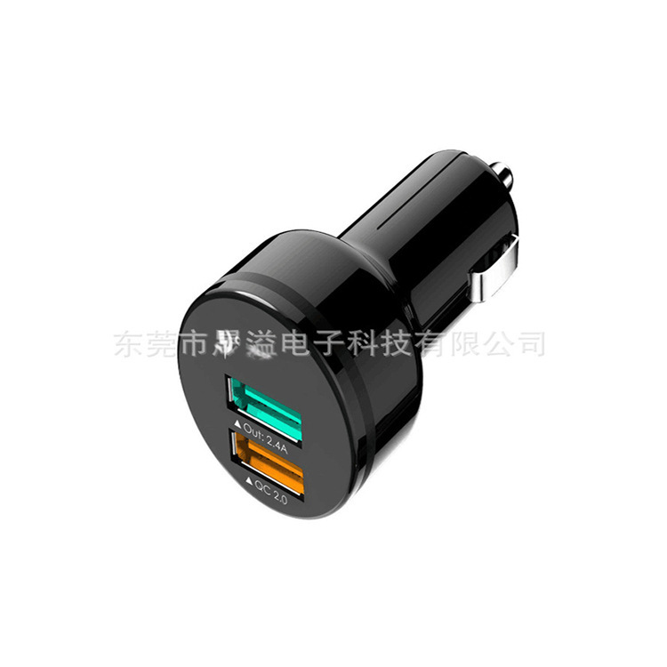 ล้างรายการสินค้า IPEX IPO05QC2. 0 พอร์ตคู่บนกระดานชาร์จด่วน - สีดํา