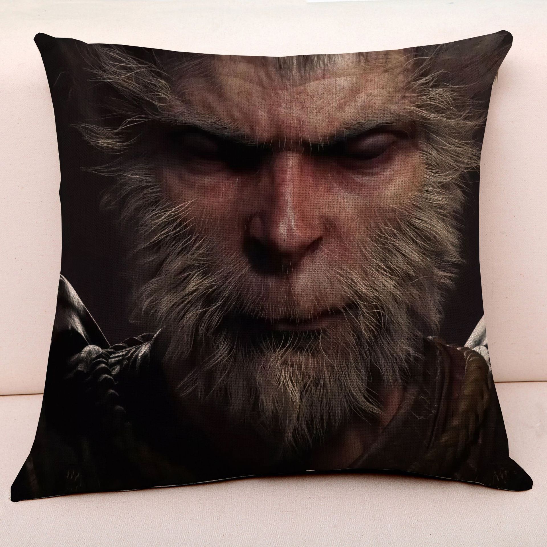 The black mythology around the Goku, customizing the pillow, the photo game creative gift of the sofa by the cushion, the nap pillowcase.