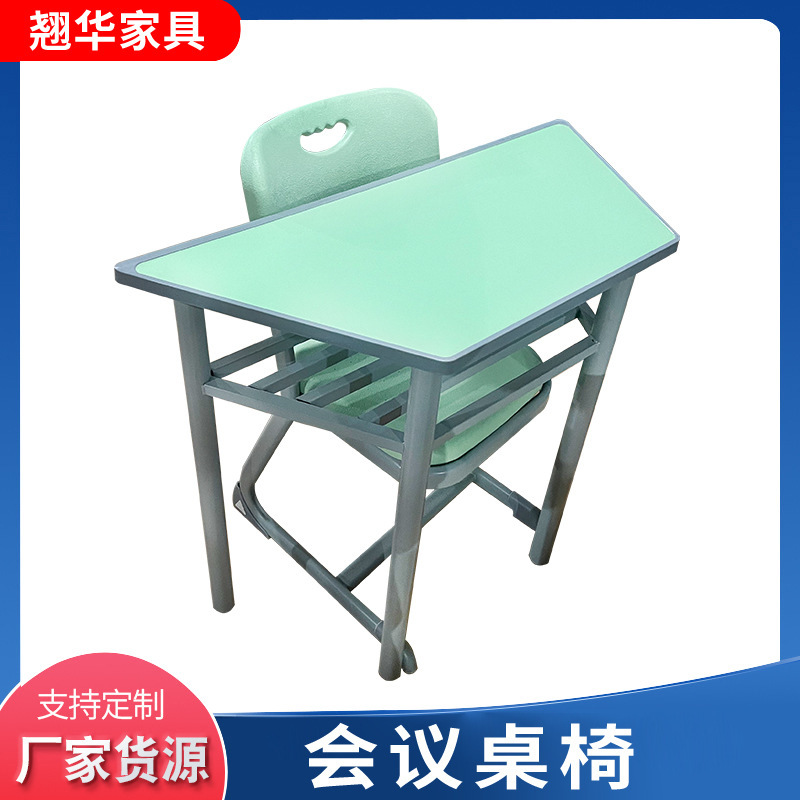 Collapse tables and chairs, rounded desks, reading rooms, desks and chairs for students ' conference room rooms