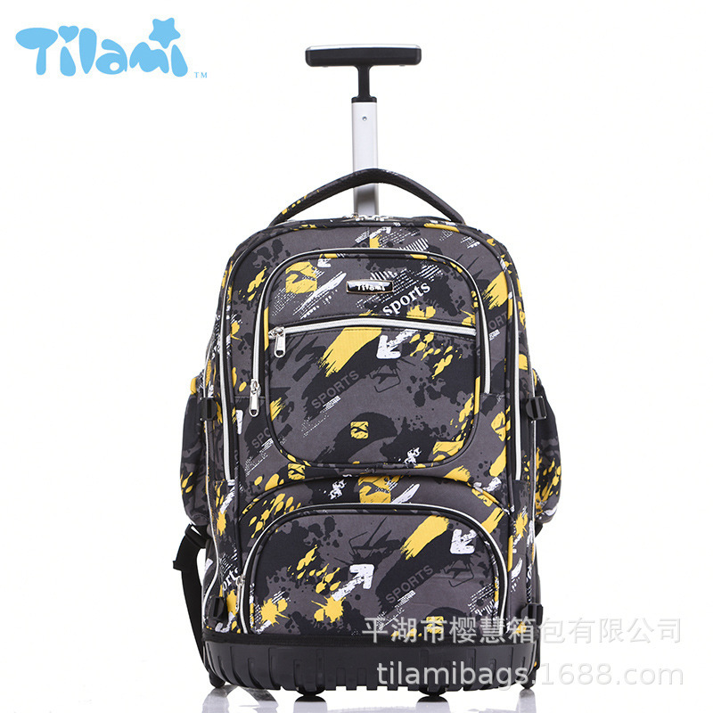 Shop sales, schoolboys' basketball packs full capacity pull-up school bags, double shoulder bags, bookbags pull bag 18.