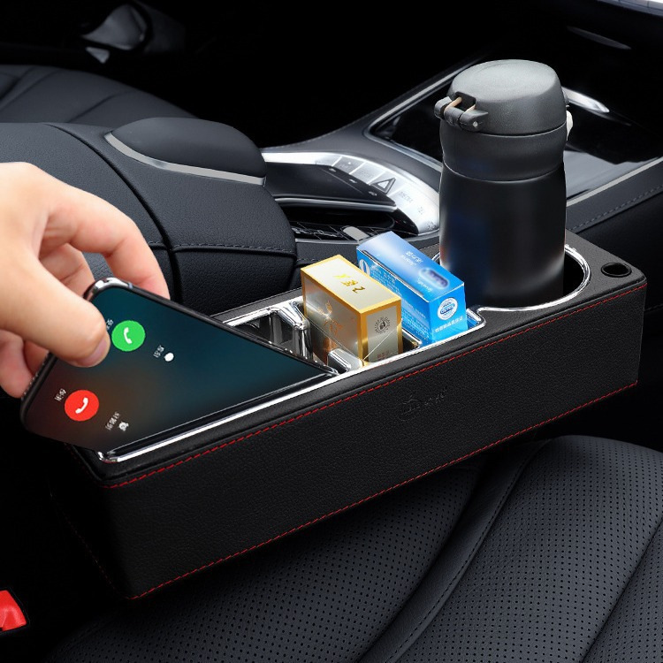 Direct-sale car-car pick-up car seats, sutures, double USB-charged storage box.