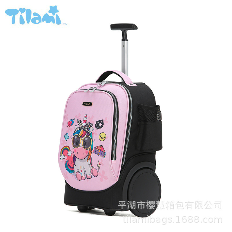 In the fourth grade and beyond, the stairwell-stairwelled school bag, double shoulder-packed school bag, private.