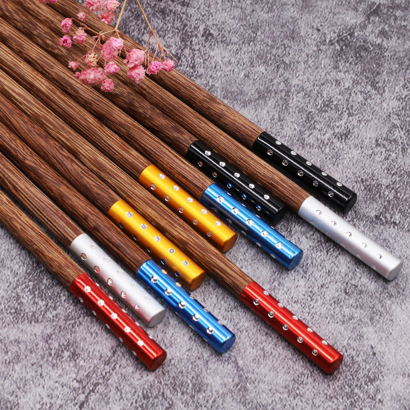 High-quality mackerel chopsticks, creative chicken-wing chopsticks, real-wood chopsticks, Chinese wind and stars.