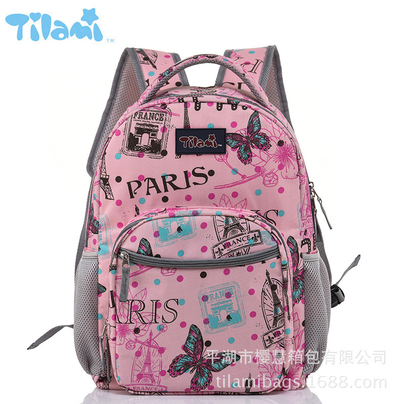 Two-shouldered shoulder packs for spinal children for 16-inch 1-3 graders