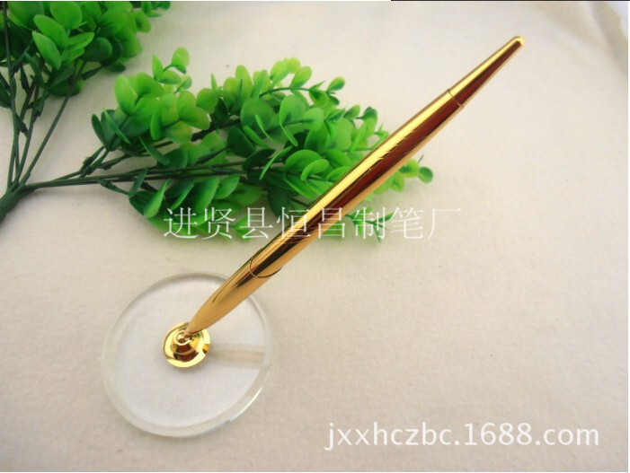 Cash supply, metal pen, smooth, copper-friendly pen, business desk pen.