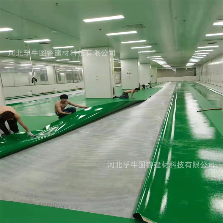 Supplyed by industrial roll-on floor painting plant machine room for epoxy electrostatic self-movement floor paints