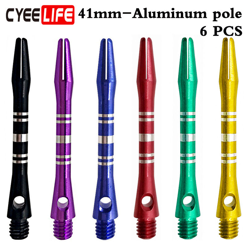 CyeeLife 41 + 5 = 46mm 5 lined aluminium pole metal pole Dart Shafts