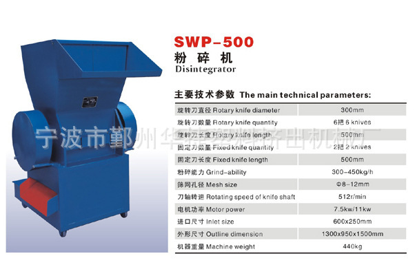 SWP-500粉碎机 废纸撕碎机 纸箱粉碎机设备 纸厂边角料粉碎机