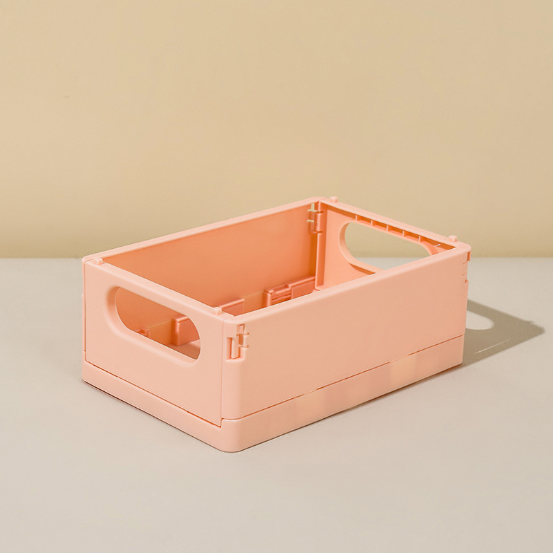 The desktop basket of the source factory can fold the storage baskets in the frame of a daily house of plastic sand grinding.