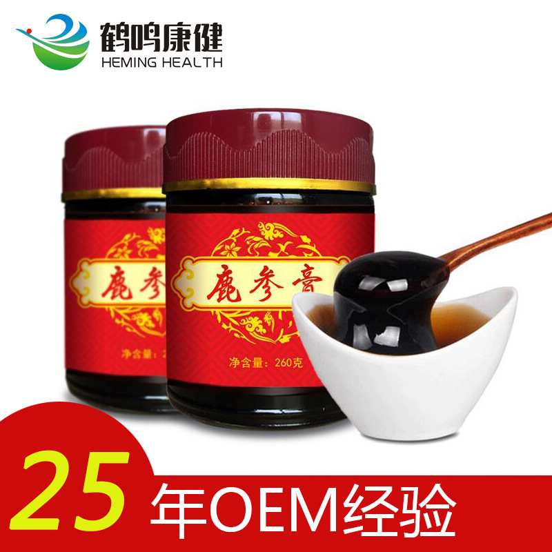 Dầu hươu cái, râu nai đực OEM để chế biến, dầu dán, 300g chai từ nhà máy Shaanxi.