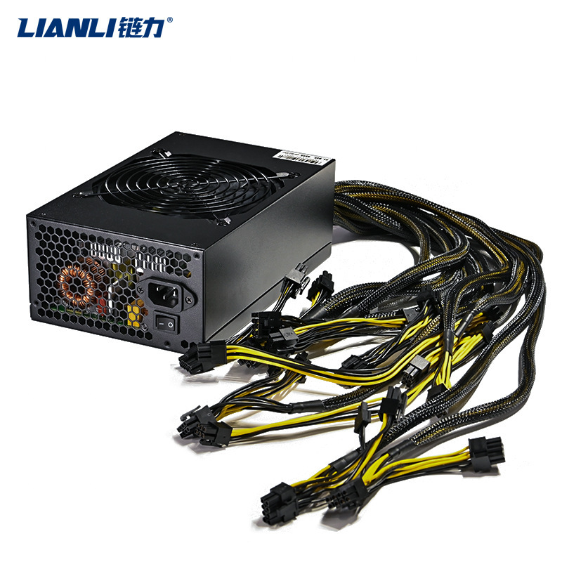 Chain power 4U power, AT single-way 2,800W long silent 16 6PIN220V steady 12V