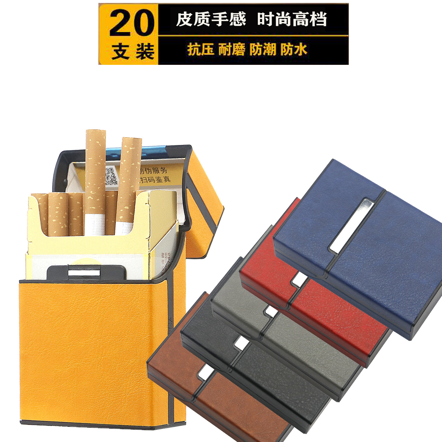 Nhà máy này bán 20 gói thuốc lá nặng và mềm Mỹ Mad Horseskin, chống ăn và chống áp suất để phân phối hàng hóa.