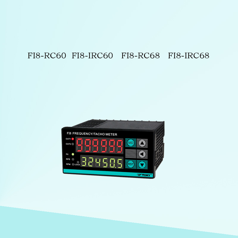 The FI8-rotation velocity gauge meter frequency display instrument for the FI8 velocity line in Togzaki