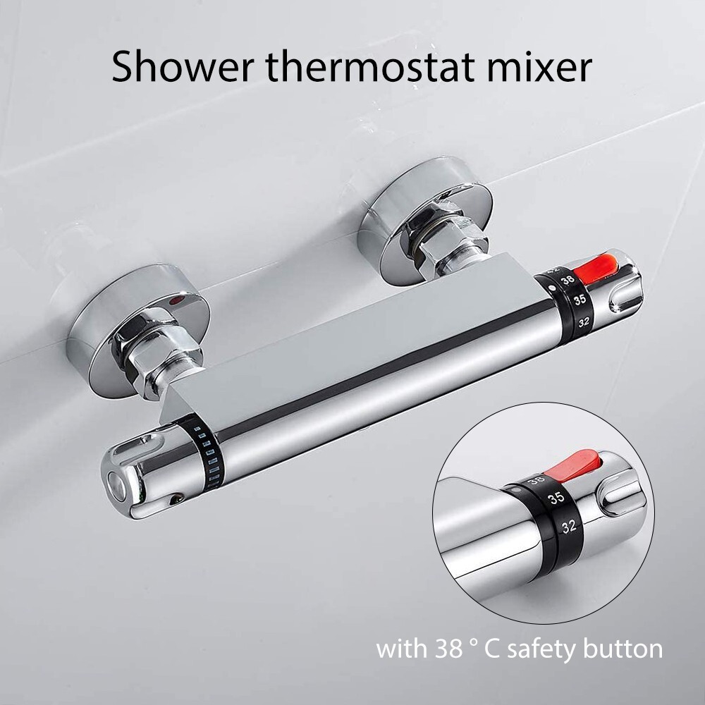 Whole copper thermo-water valves, simple showers with solar temperature control valves