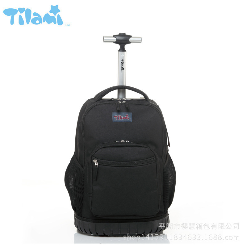 The factory's direct, the schoolboys pull the stick, the three-wheel climber kids' bag, travels 18 inches.