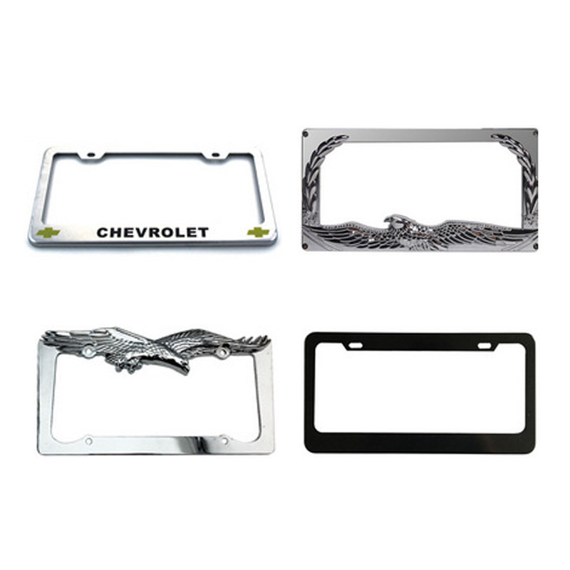 Electric plating plate frame, Euro-American plate frame, locking screws, South-East Asia license plate, spot-made license plate.