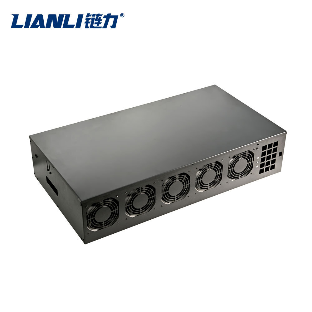 Chain-driven 12-card platform directly plugged into the system graphic card box 12GPU main panel B75 silent fan box