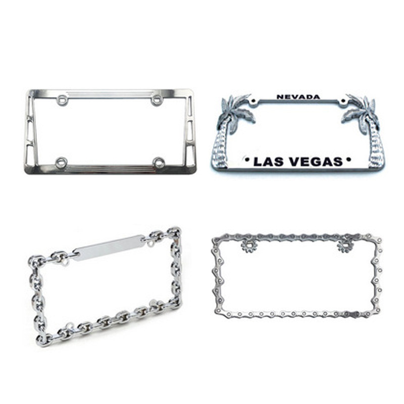 Electric plating plate frame, Euro-American plate frame, locking screws, South-East Asia license plate, spot-made license plate.