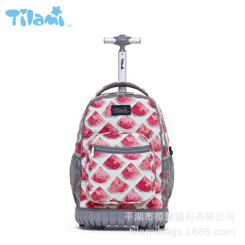 The factory sells, 18 inches of schoolboys pull a stick-up bag, double shoulder bag, hand-knit bag, child bag.