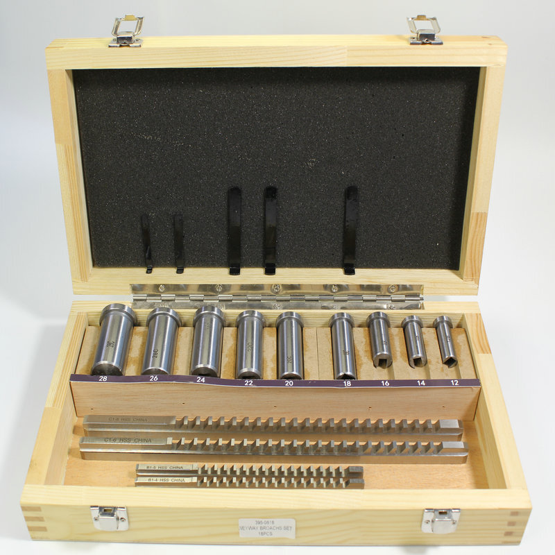 The manufacturer's spot supply is 18PCS public-key slasher kit, high-speed steel HSS squirt pusher.