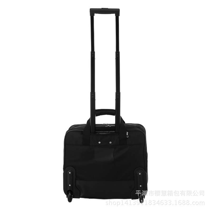 Business poles, men and women with wheel travel kits on business trips, hand-cargo-protected luggage kits