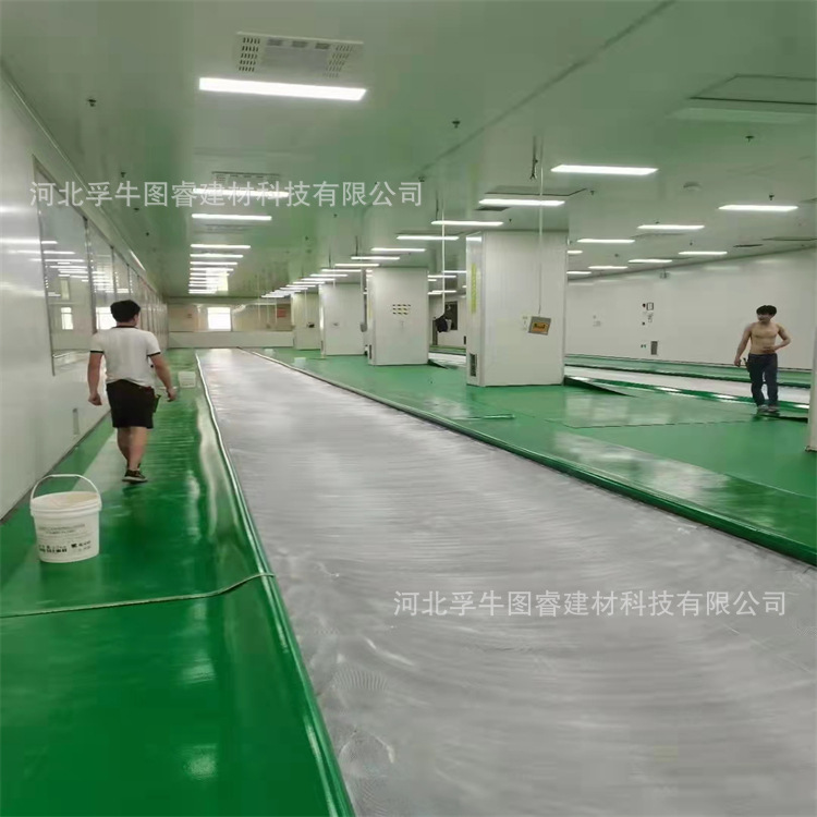 Supplyed by industrial roll-on floor painting plant machine room for epoxy electrostatic self-movement floor paints