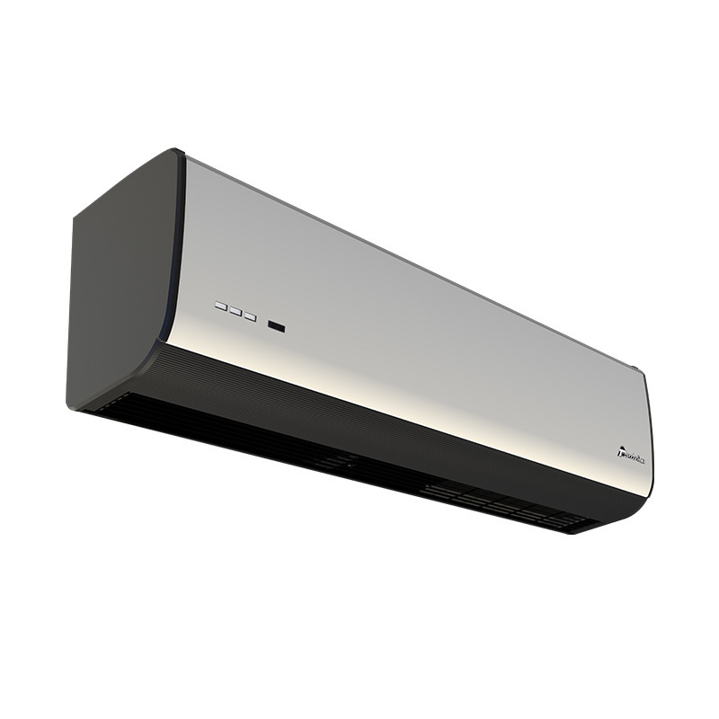 Theodoor 6G series of hot screens for commercial remote cooling, two-use heater curtains.