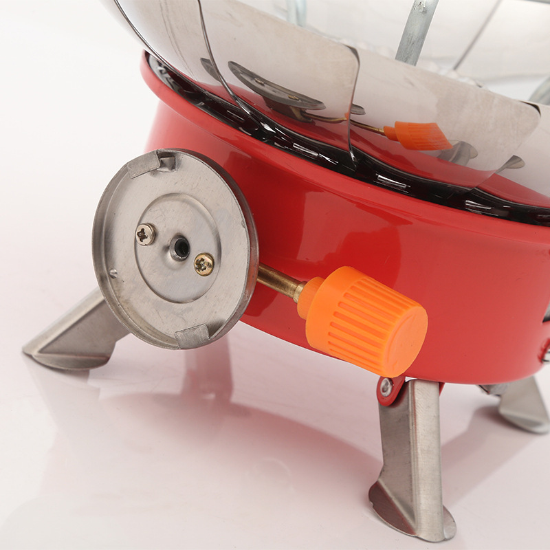 The new Lotus flower stove front outdoors of wind-proof stoves will be distributed with trucky camping stoves.